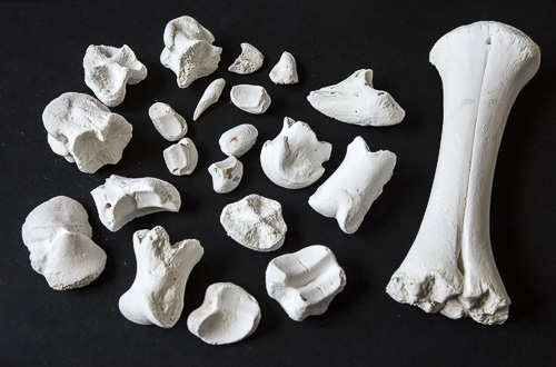 Detail der Sammlung "Kochengeschenke" innerhalb des Ausstellungsprojektes "Living Room" von Lee Mingwei im Gropius Bau 2020